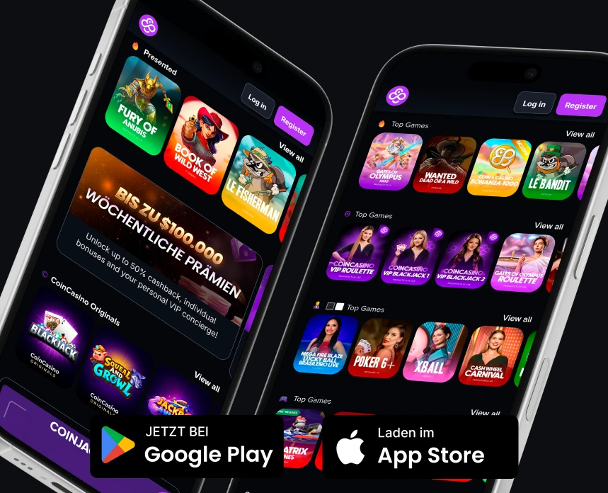 CoinCasino auf mobilen Geräten